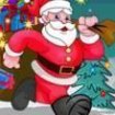 Santa Claus corriendo